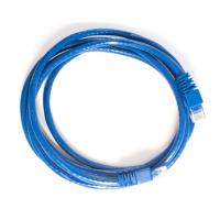 Патч корд 1м (синий) UTP-Cat.5e RJ-45 LSZH S3025BL0100-P SHIP