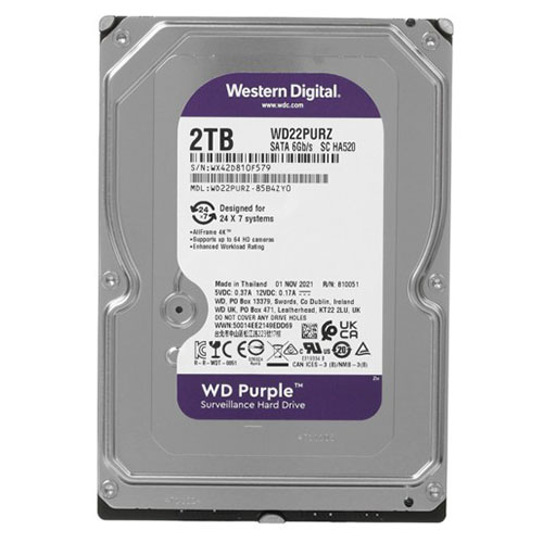 HDD 2000Gb WD22PURZ Purple Western Digital 