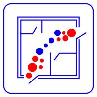 TRASSIR Heat Map on Map карта движения людей, мультикамерная