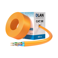 F/UTP Cat5e LSZH 4x2x0,51 медный оранжевый внутренний кабель витая пара DLAN