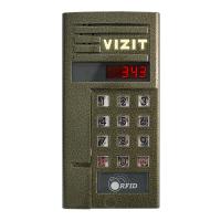 БВД-343FCPL блок вызова домофона VIZIT