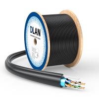 F/UTP-5e 4x2x0,5 внешний кабель парной скрутки с тросом DLAN