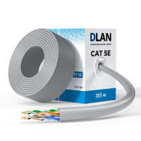 F/UTP-5e 4x2x0,5 кабель парной скрутки внутренний DLAN