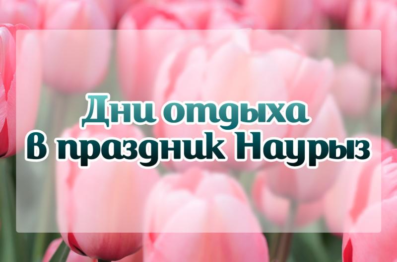 График работы в Наурыз