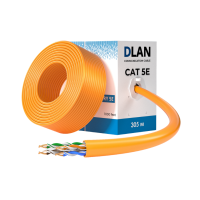 U/UTP Cat5e LSZH 4x2x0,50 медный оранжевый внутренний кабель витая пара DLAN
